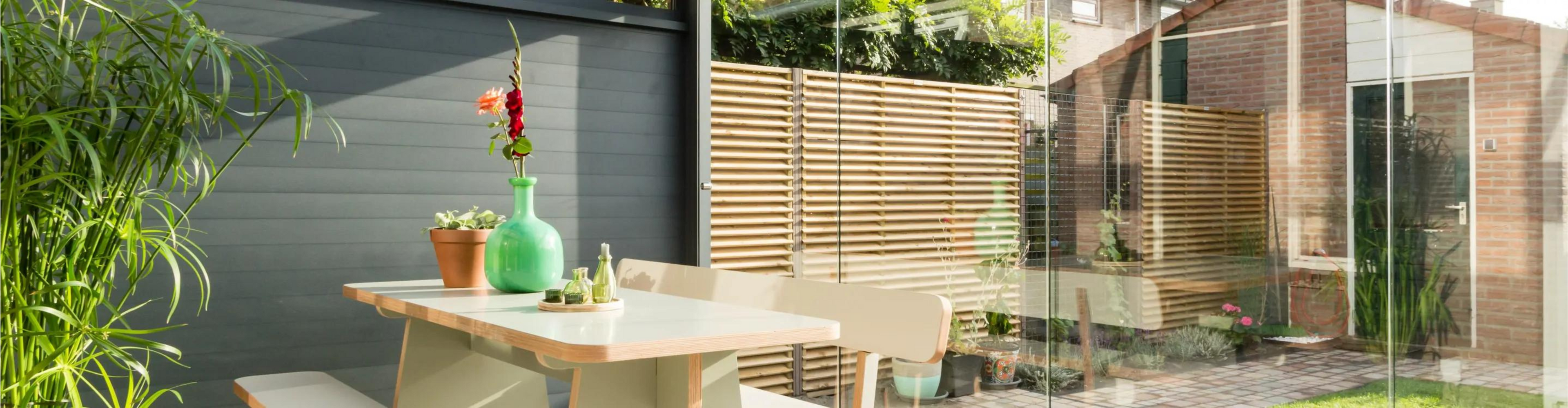 Interieur van tuinkamer